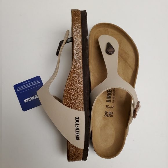 New Birkenstock Gizeh Taupe Ice Sandals - Picture 3 of 9